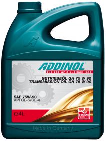 ADDINOL GETRIEBEÖL GH 75 W 90 - синтетическое трансмиссионное масло с великолепными антифрикционными свойствами